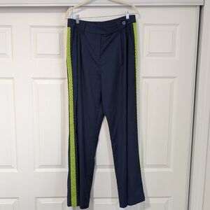 Wildfang Empower Colorblock Wide Leg Trousers Size 12